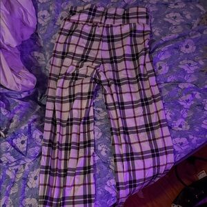 SHEIN Monochrome Checkered Leggings